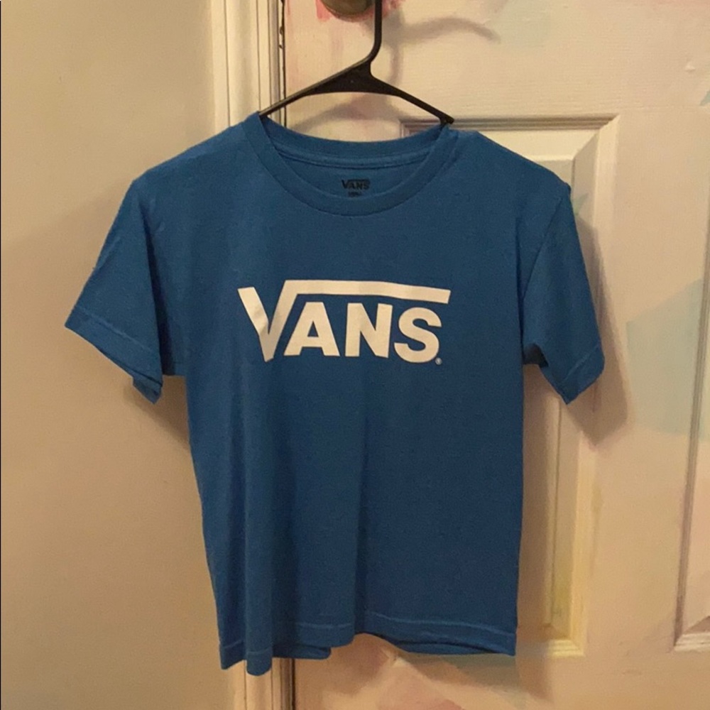 Vans blue tee shirt